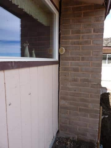 Chimney Stabilization in Cody, WY Home - Before Photo