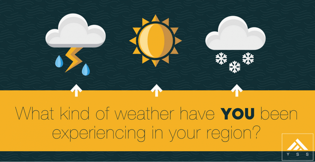 What kind of weather have you been experiencing in your region? - Image 1